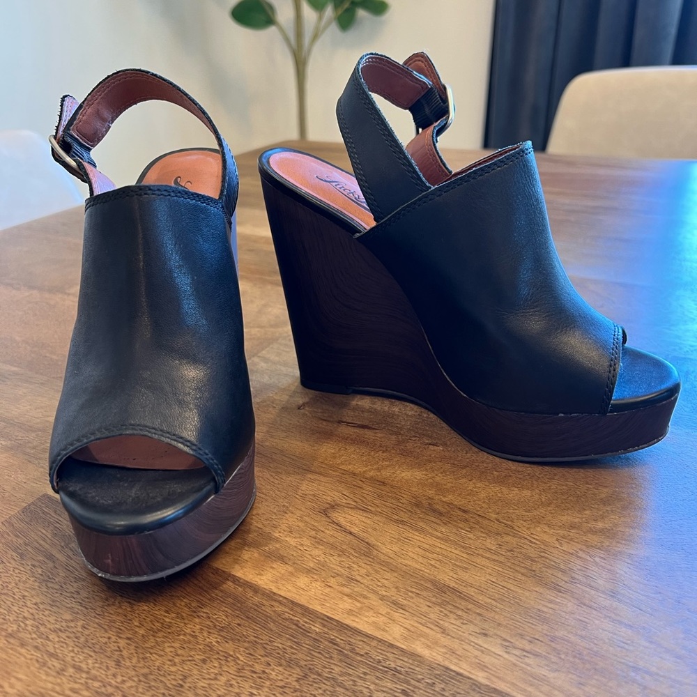 Lucky brand wedge heels